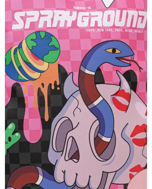 Sprayground グラフィックプリントバックパック ピンク - サムネイル5