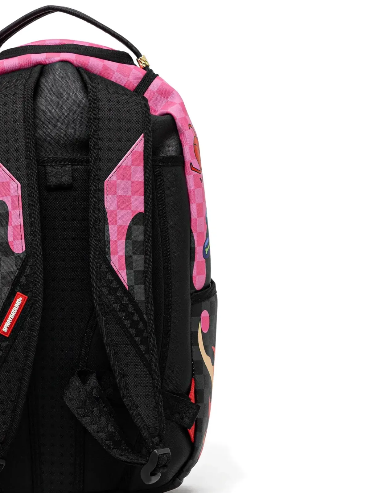 Sprayground グラフィックプリントバックパック ピンク - 画像3