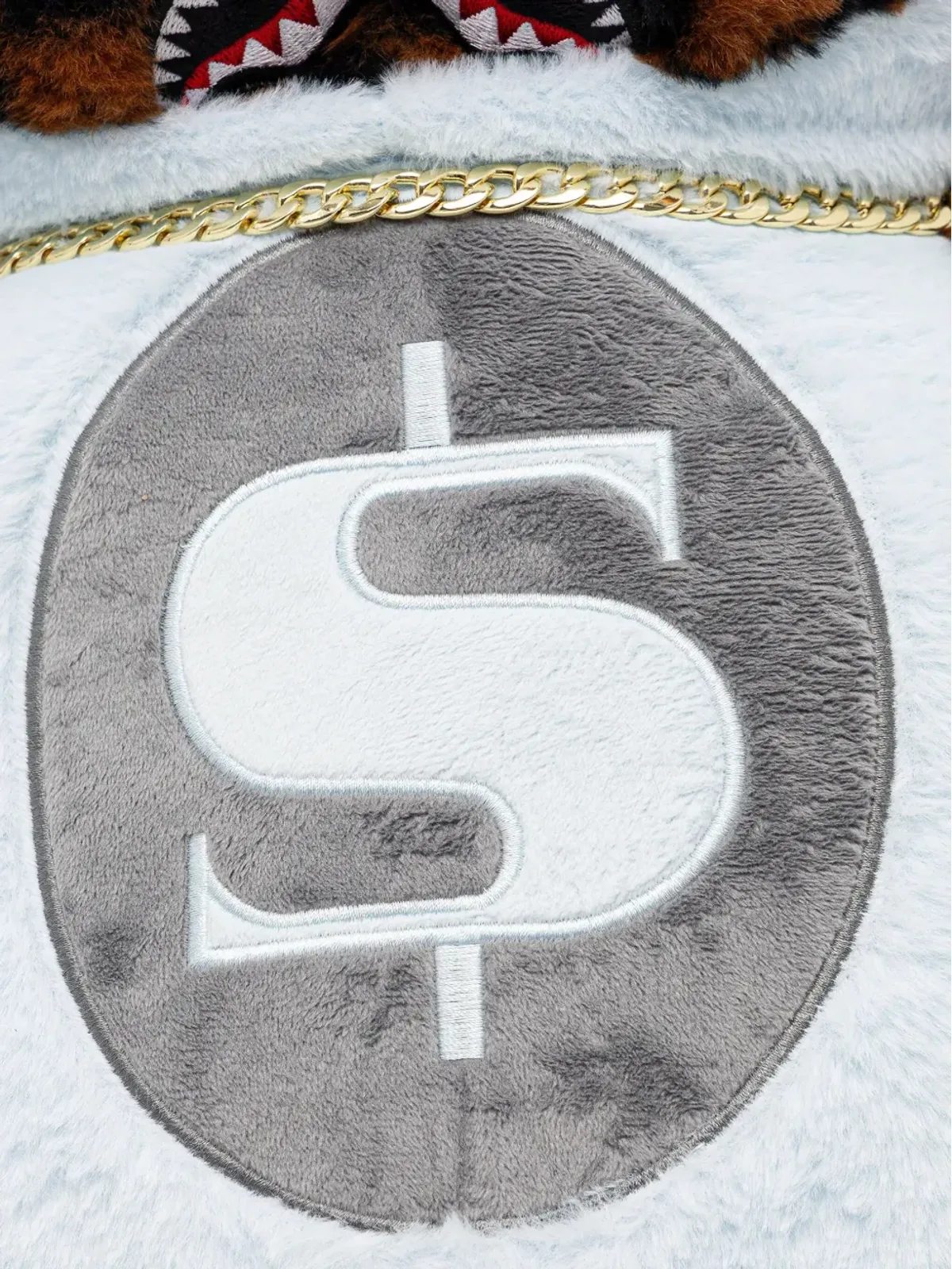 Sprayground ベア形ダラー・ディテールバックパック（ブラウン） - 画像5