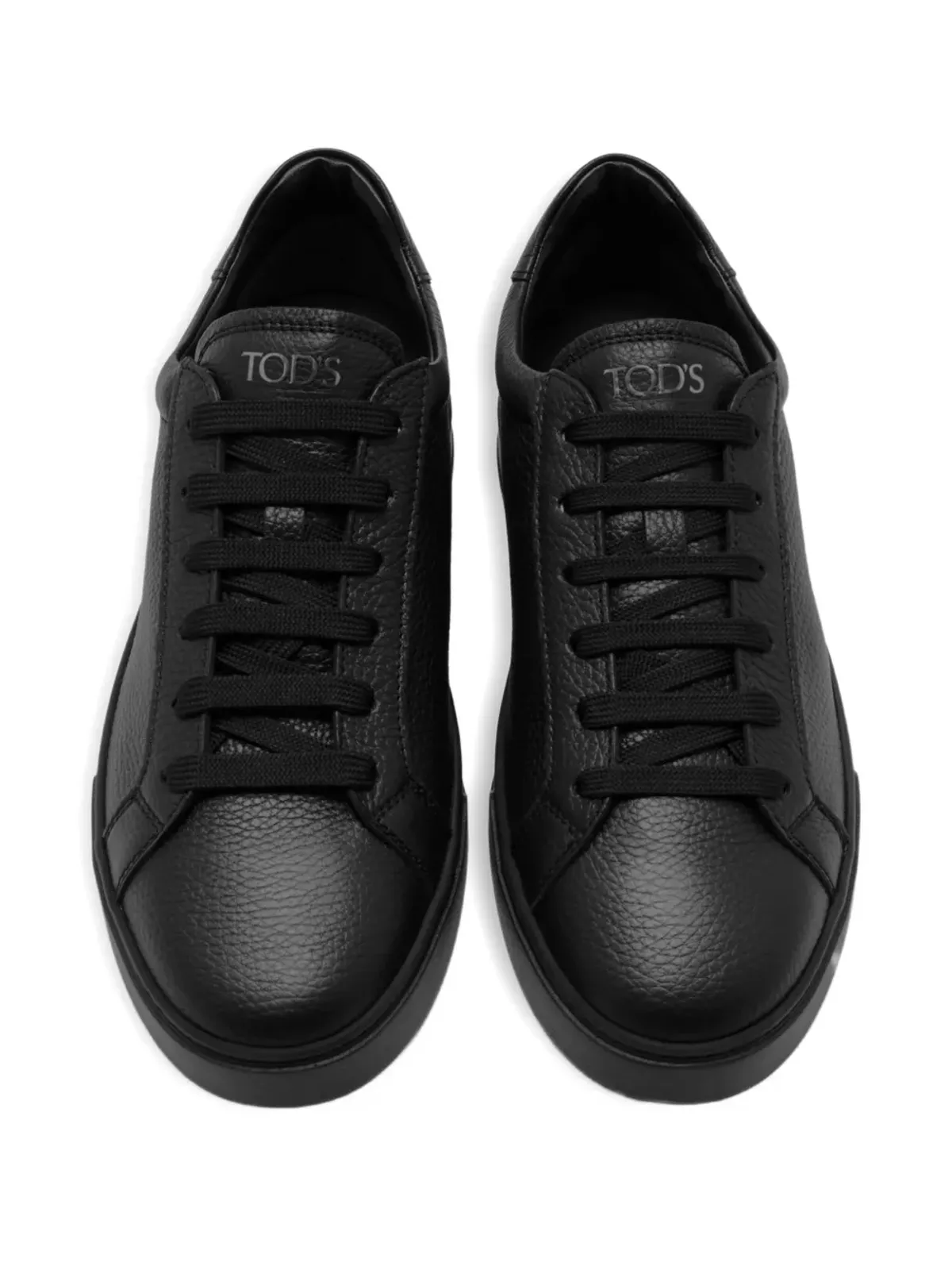Tod's ペブルドレザースニーカー ブラック - 画像2