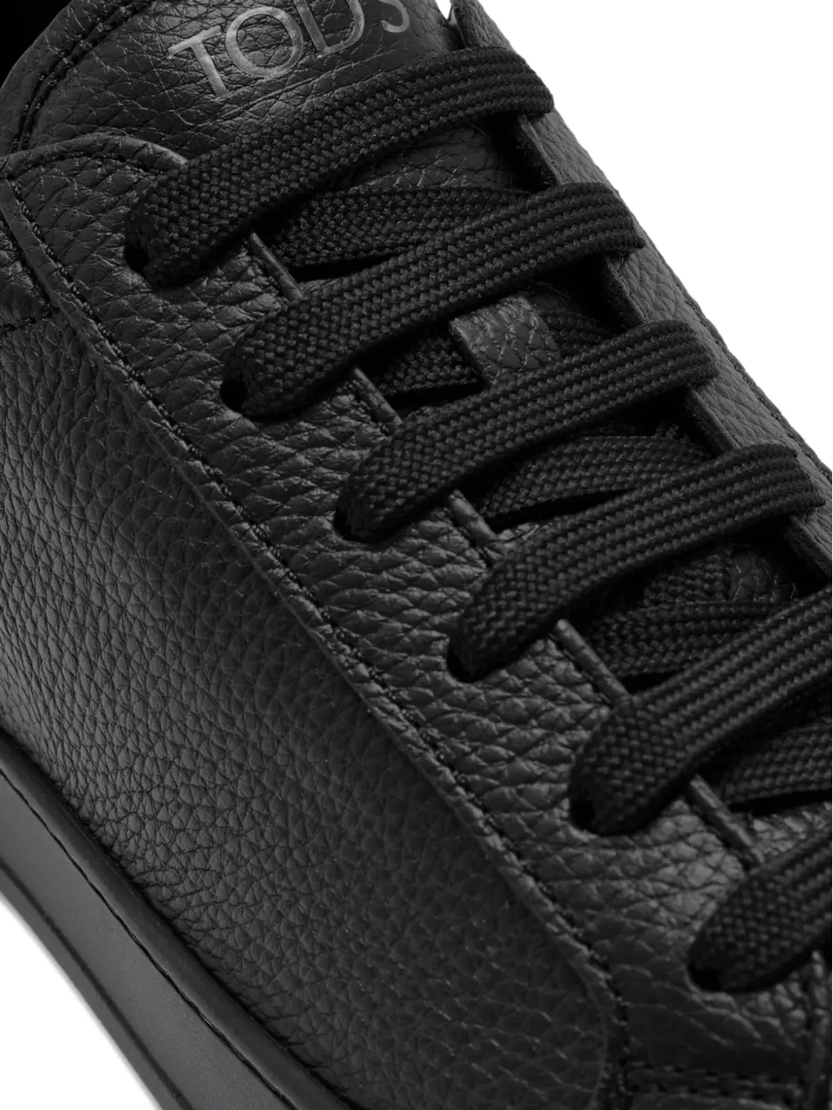 Tod's ペブルドレザースニーカー ブラック - 画像3