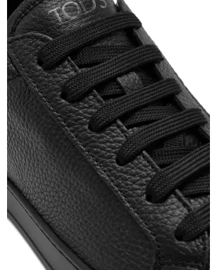 Tod's ペブルドレザースニーカー ブラック - サムネイル3