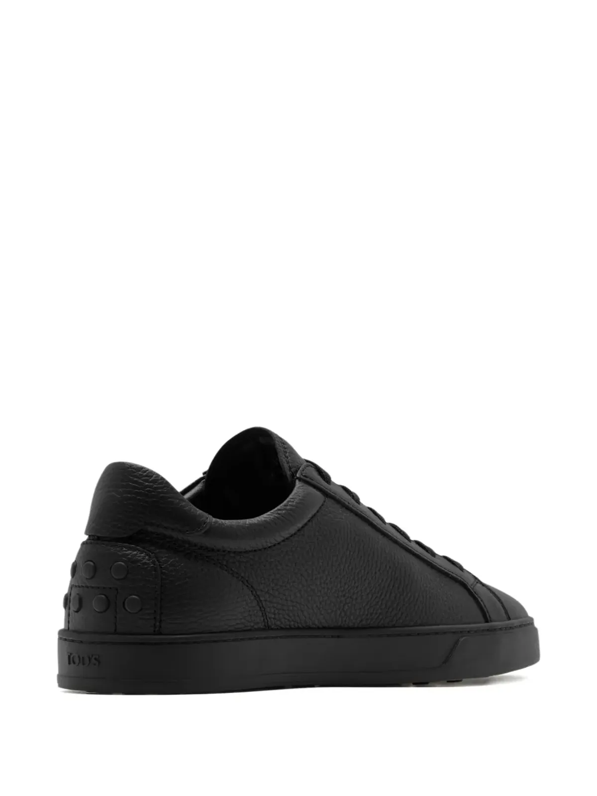 Tod's ペブルドレザースニーカー ブラック - 画像4