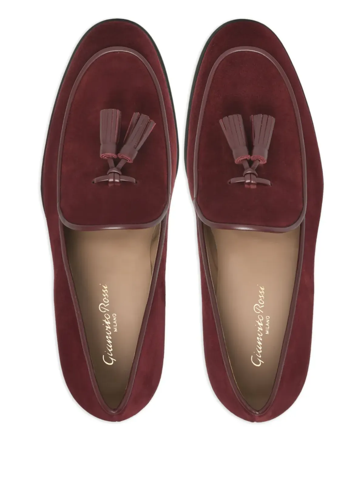 Gianvito Rossi ジュリオ ローファー レッド - 画像3