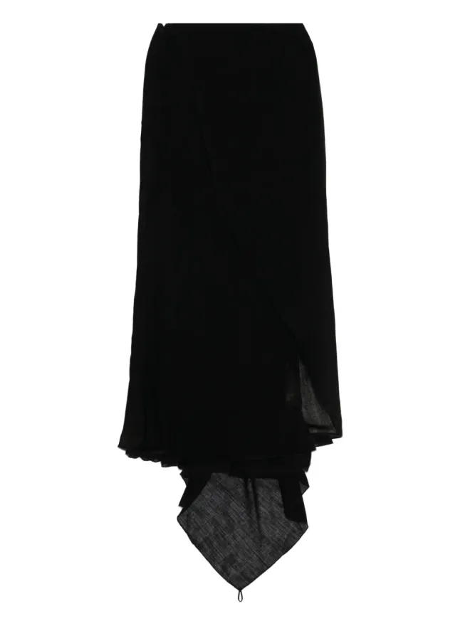 YEHUAFAN YEHUAFAN アシンメトリーヘムスカートの商品画像