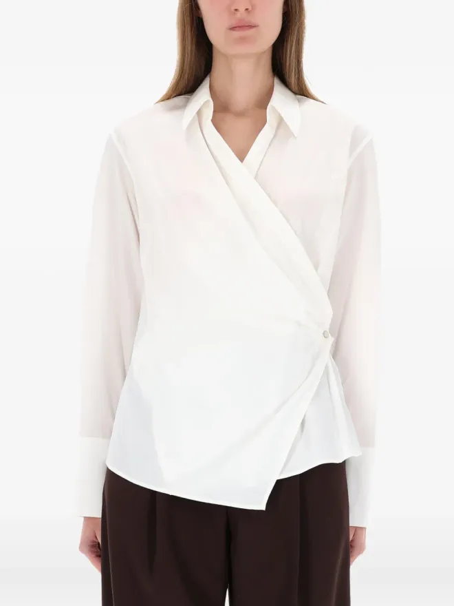Helmut Lang Helmut Lang ラップボタンシャツの商品画像