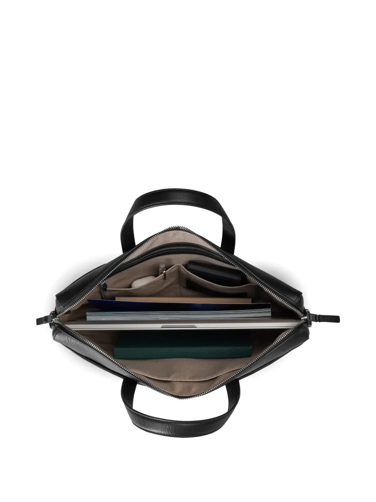 Shinola Canfield レザー ブリーフケース - 画像4