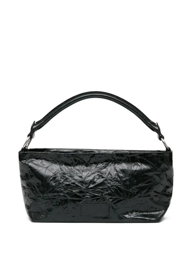 MM6 Maison Margiela MM6 Maison Margiela テクスチャード トップハンドル ショルダーバッグ（ブラック）の商品画像