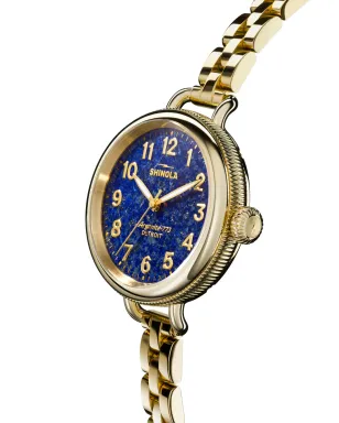 Shinola Birdy 34mm ウォッチ - ブルー - サムネイル2