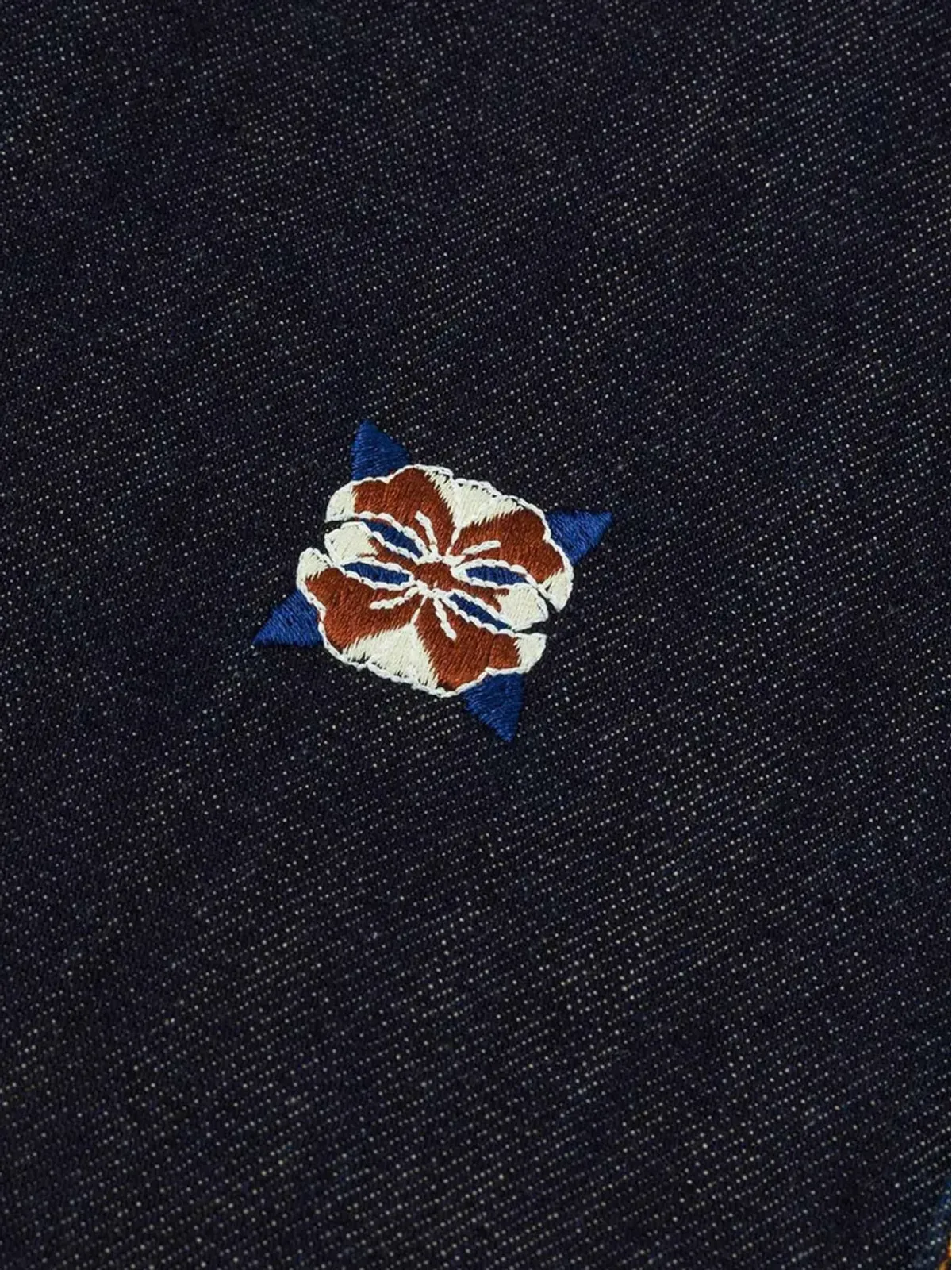 EVISU embroidered pocket shirt - 画像3