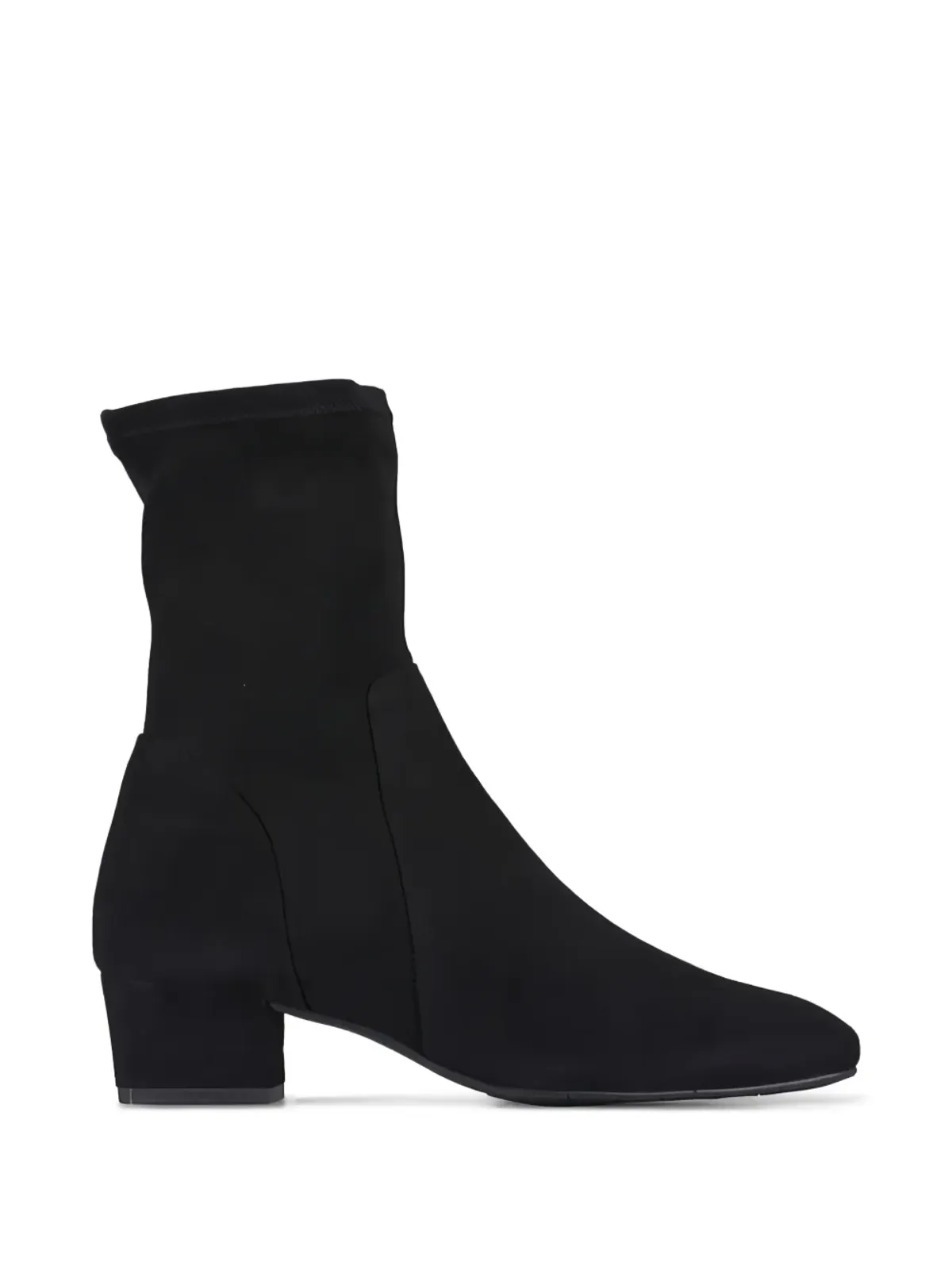 Aquatalia Stassi square-toe sock boots - Black - 画像1
