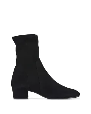 Aquatalia Stassi square-toe sock boots - Black - サムネイル1