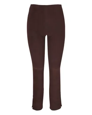 Vince スエード素材のスプリットヘムパンツ - サムネイル2
