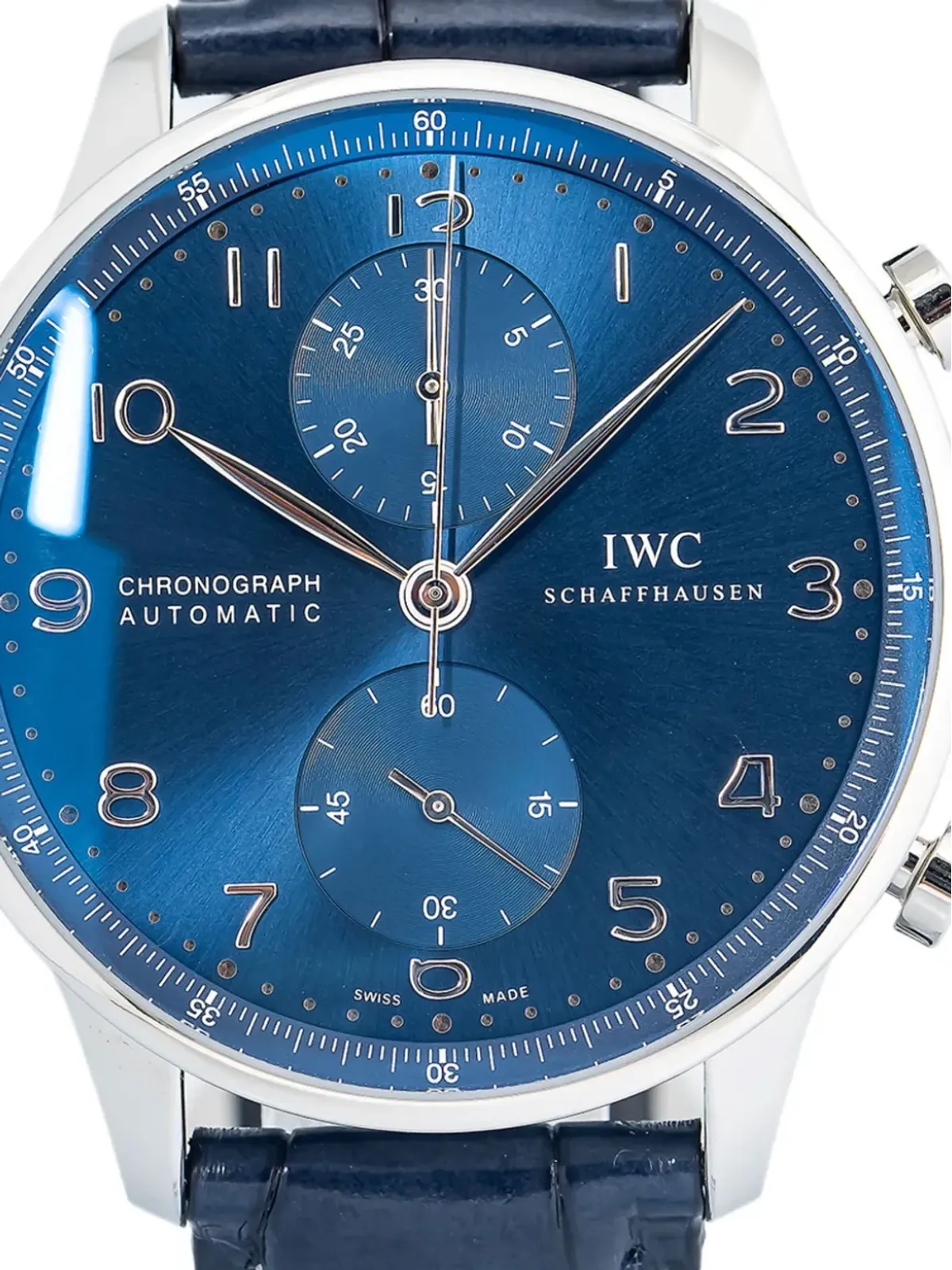 IWC Schaffhausen ポルトギーゼ クロノグラフ - ブルー - 画像2