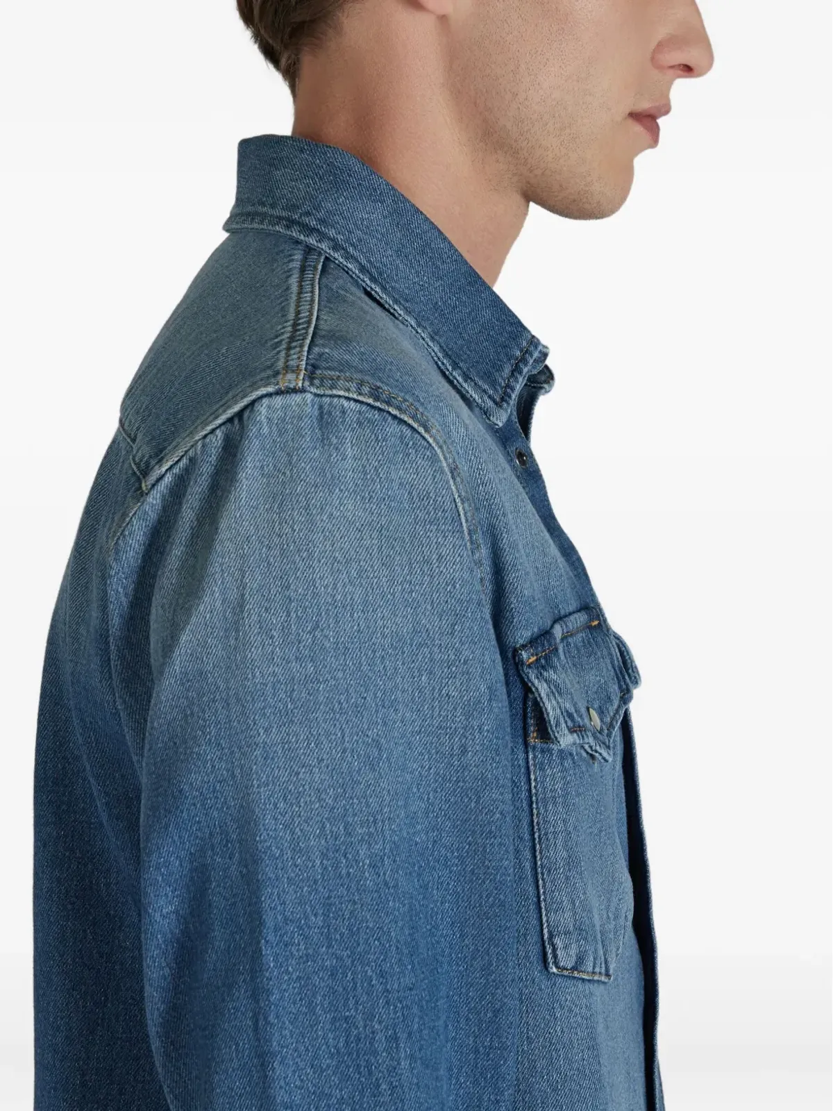 Glanshirt ポケット付きオーバーシャツ - 画像5