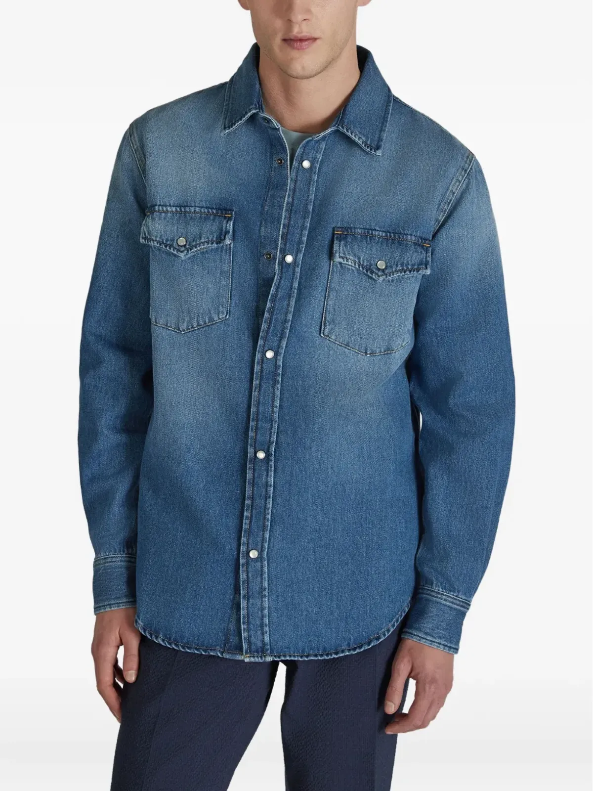 Glanshirt ポケット付きオーバーシャツ - 画像3