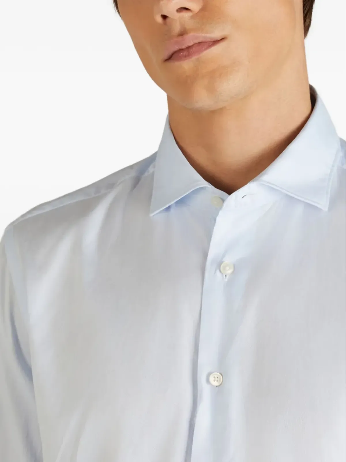 Glanshirt コットンシャツ ブルー - 画像5