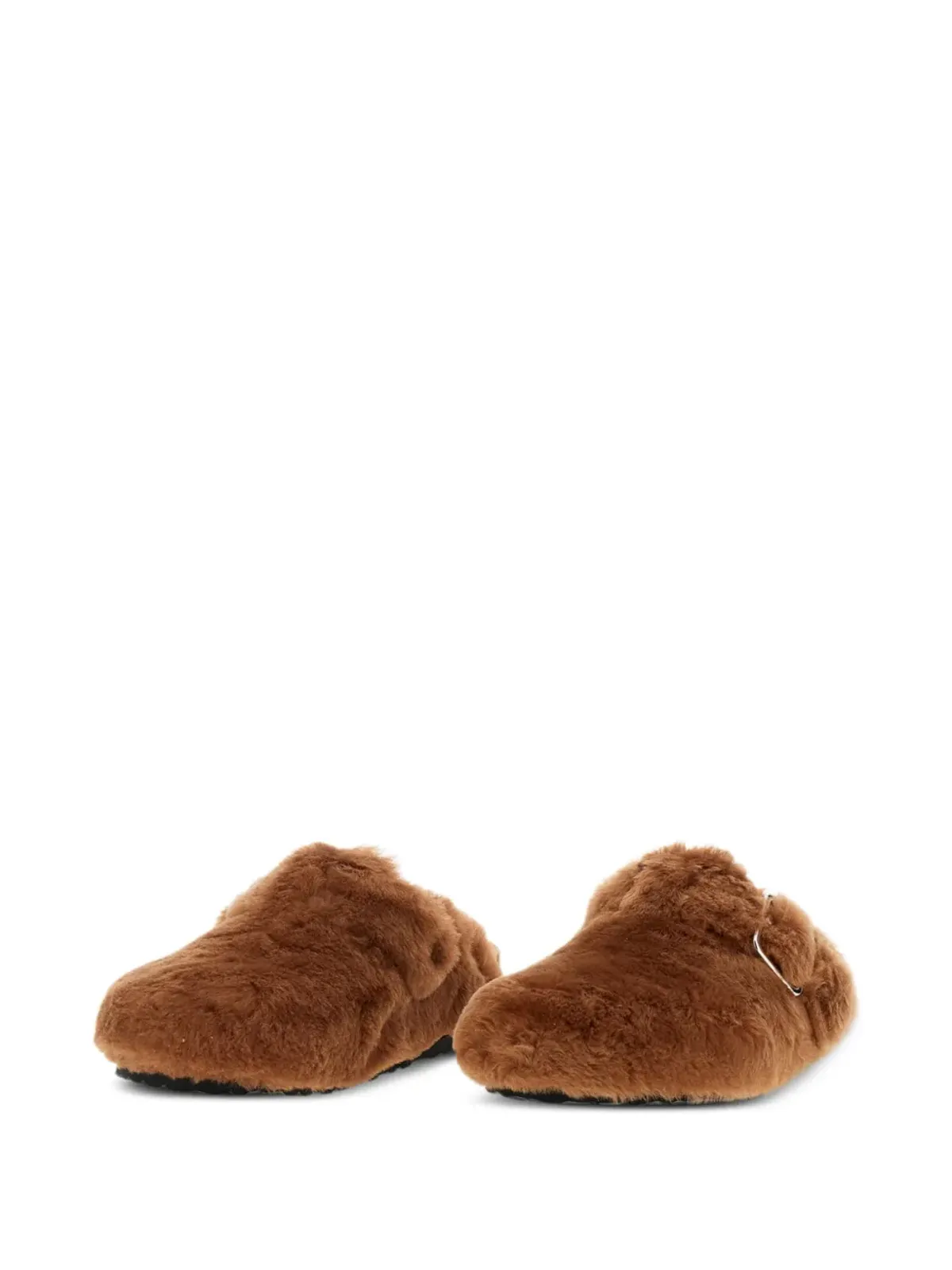 BIRKENSTOCK 1774 ラムシアリング バックルストラップ ミュール - 画像5