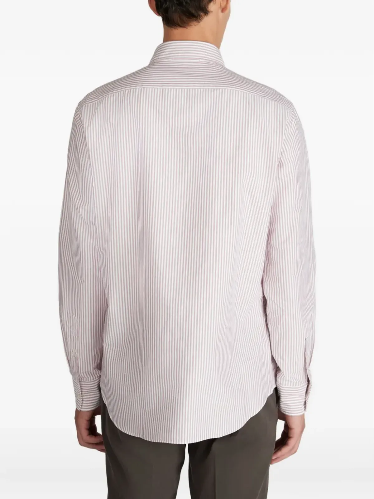 Glanshirt ストライプオックスフォードコットンシャツ - 画像4