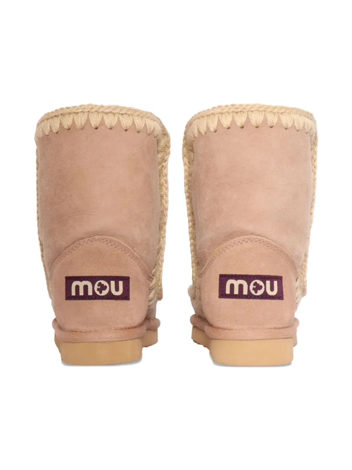 Mou Kids Eskimo rhinestones-details ブーツ - 画像3