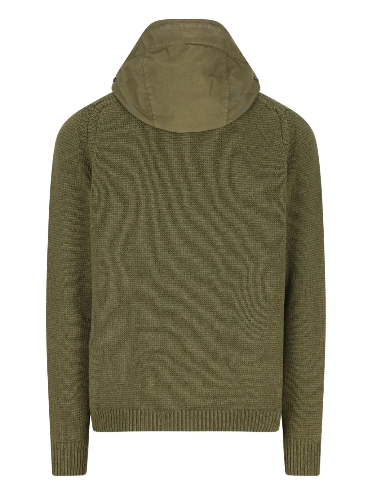 C.P. Company ジップアップ パッチポケット フーディー グリーン - 画像2
