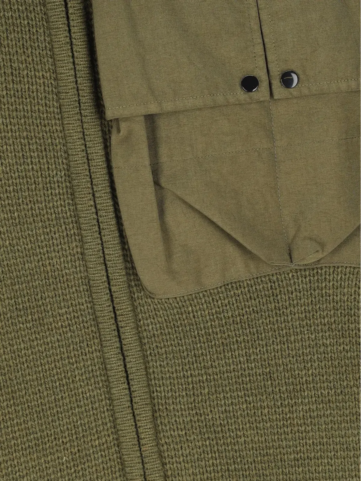 C.P. Company ジップアップ パッチポケット フーディー グリーン - 画像3