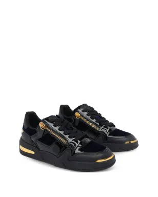 Giuseppe Zanotti ジップ付きラウンドトゥスニーカー ブラック - サムネイル2