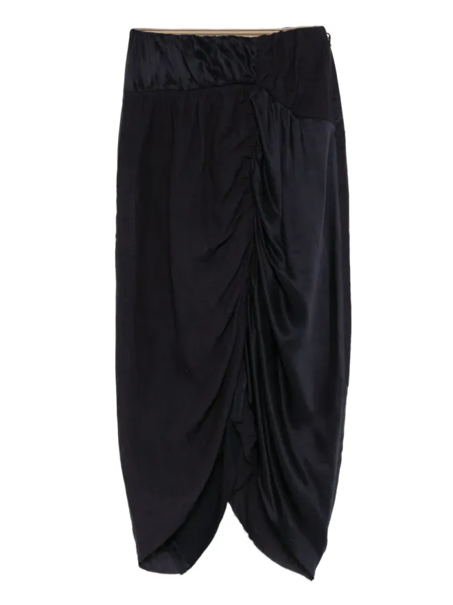 Ziggy Chen Ziggy Chen ギャザー入りミディスカート（ブルー）の商品画像