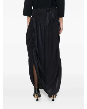 Ziggy Chen ギャザー入りミディスカート（ブルー） - サムネイル4