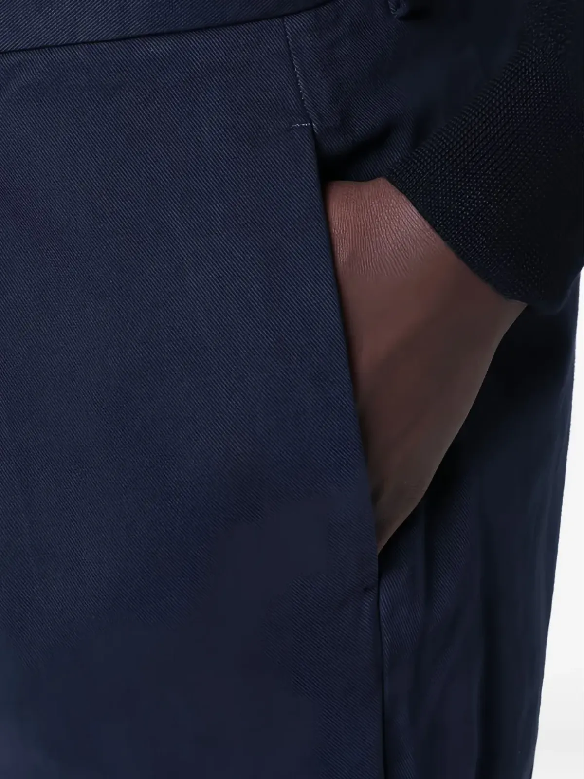 Santaniello プリーツディテールパンツ - ブルー - 画像5