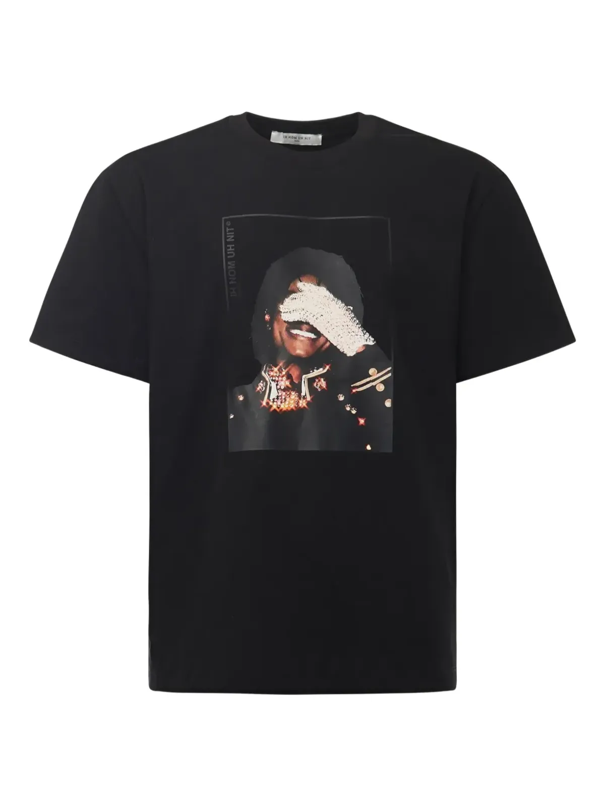 Ih Nom Uh Nit マイケルプリント グラフィックTシャツ - ブラック - 画像1
