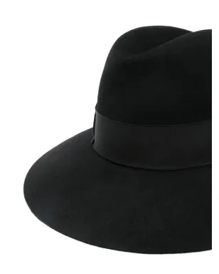 Borsalino リボンディテール フェルト帽 - サムネイル3