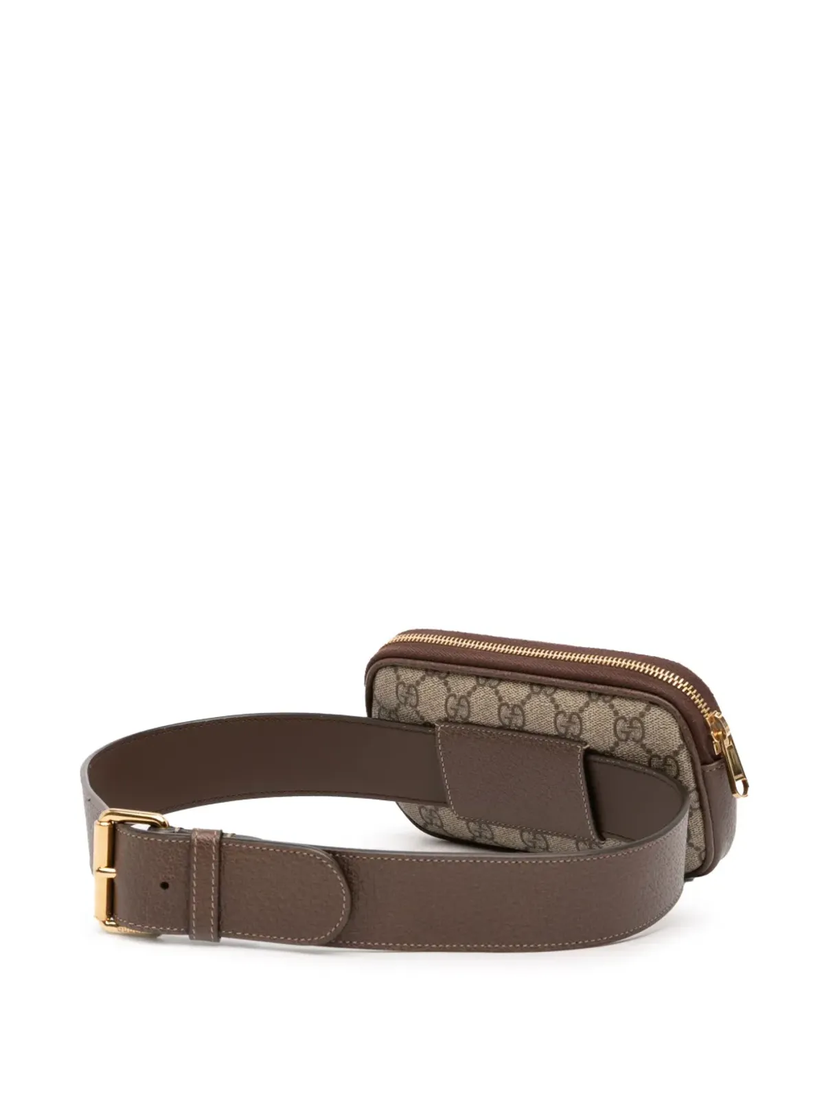 ビンテージ Gucci GG Supreme ウェブ オフィディア ベルトバッグ ブラウン - 画像3