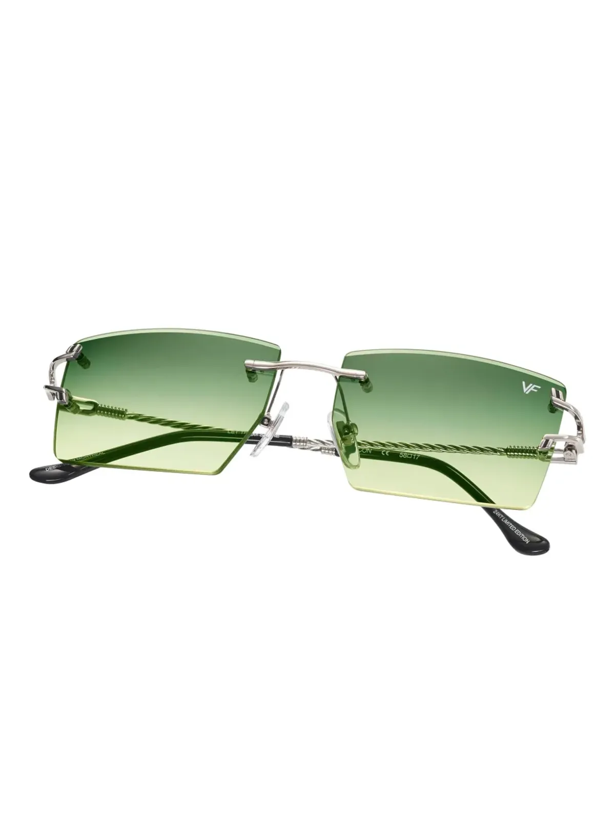 Vintage Frames Company Icon Rimless Drill Mount サングラス - 画像3