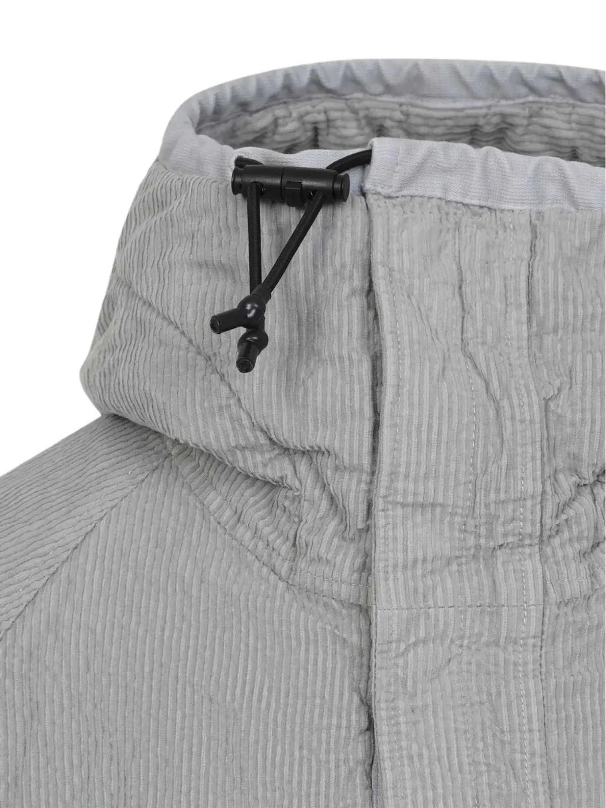 Stone Island フード付き テクスチャード ジャケット - グレー - 画像4