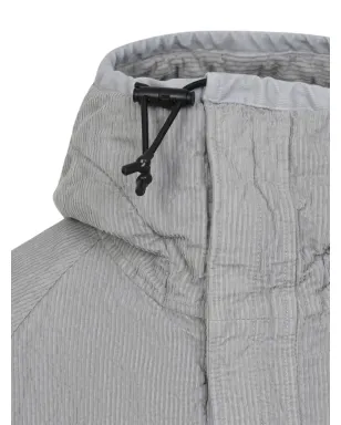 Stone Island フード付き テクスチャード ジャケット - グレー - サムネイル4