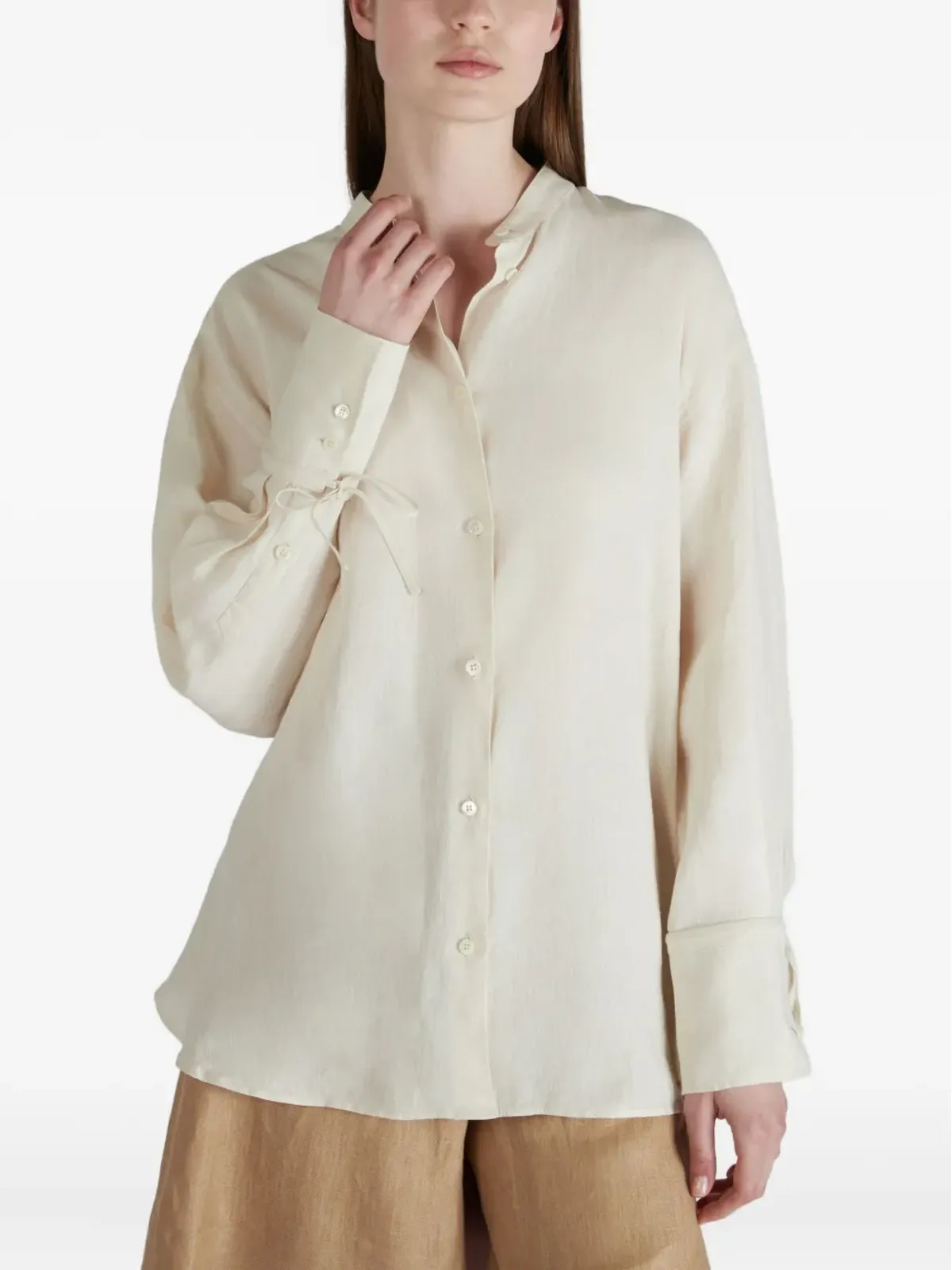 Glanshirt タイカフリネンシャツ - 画像3