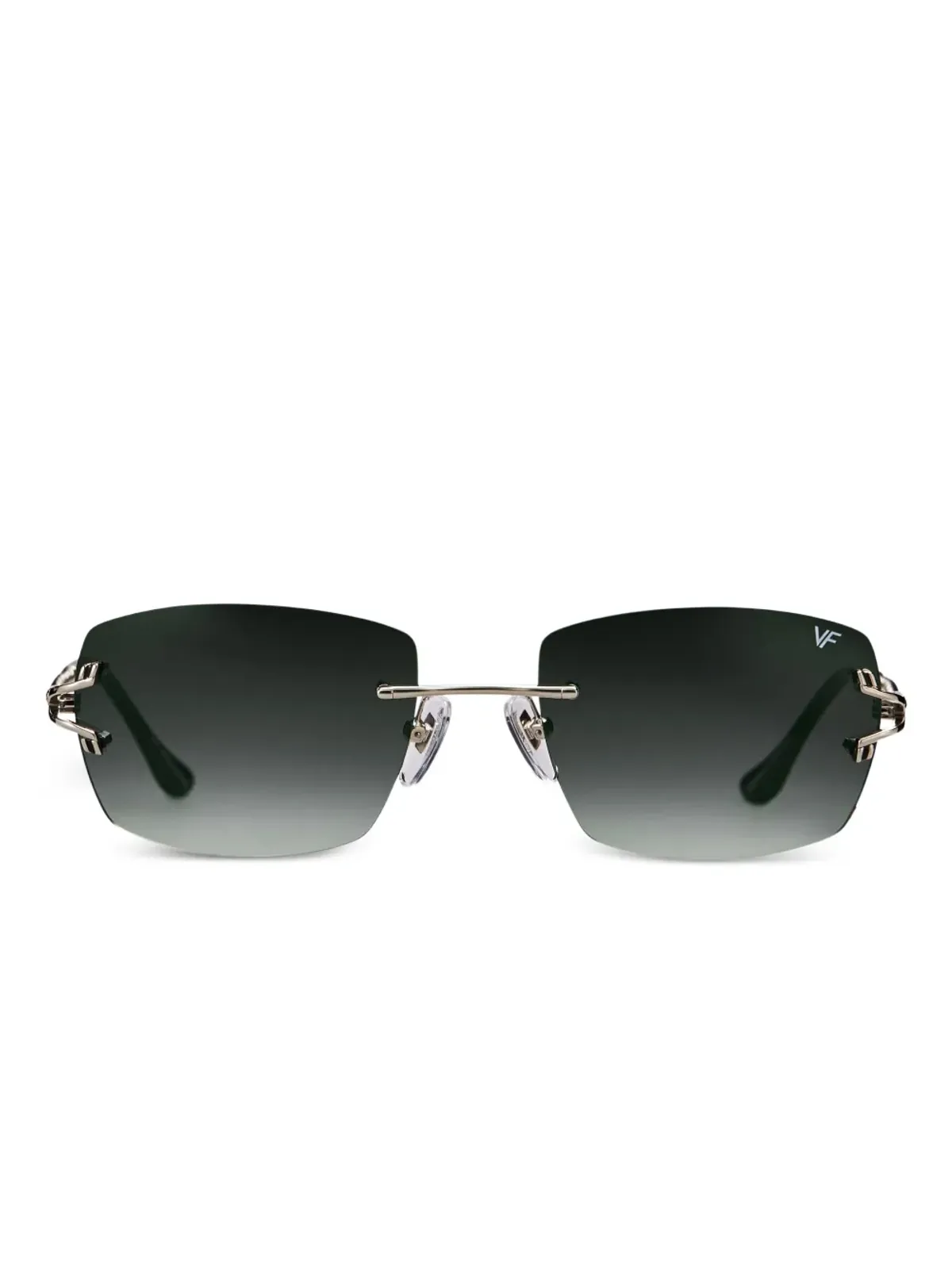 Vintage Frames Company Bal Harbour Rimless Drill Mount サングラス - 画像1