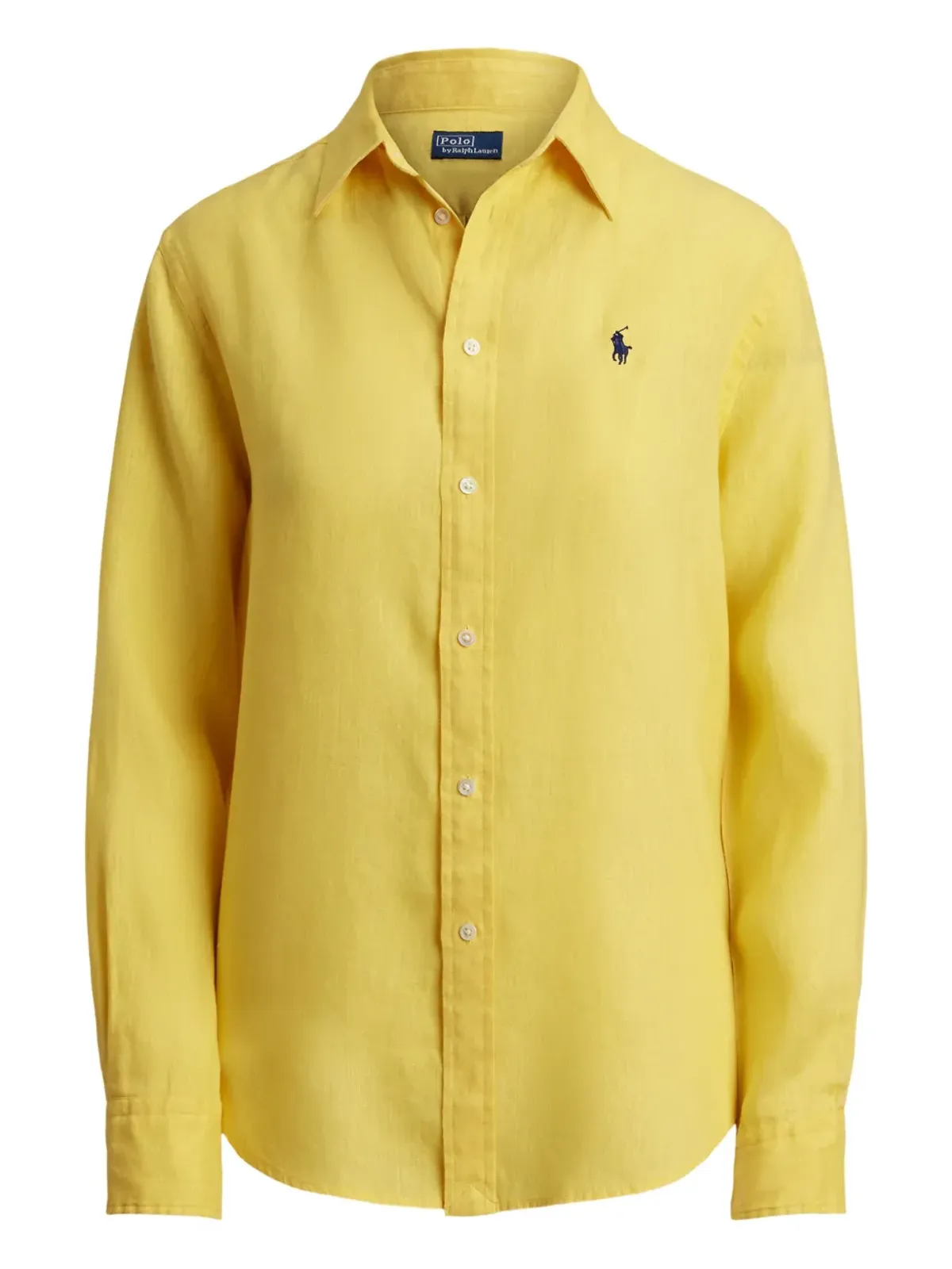 Polo Ralph Lauren ボタンダウン長袖シャツ イエロー - 画像1