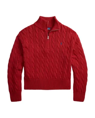 Polo Ralph Lauren ポロ Pony ケーブルニットセーター レッド - サムネイル1
