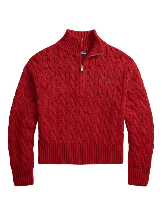 Polo Ralph Lauren Polo Ralph Lauren ポロ Pony ケーブルニットセーター レッドの商品画像