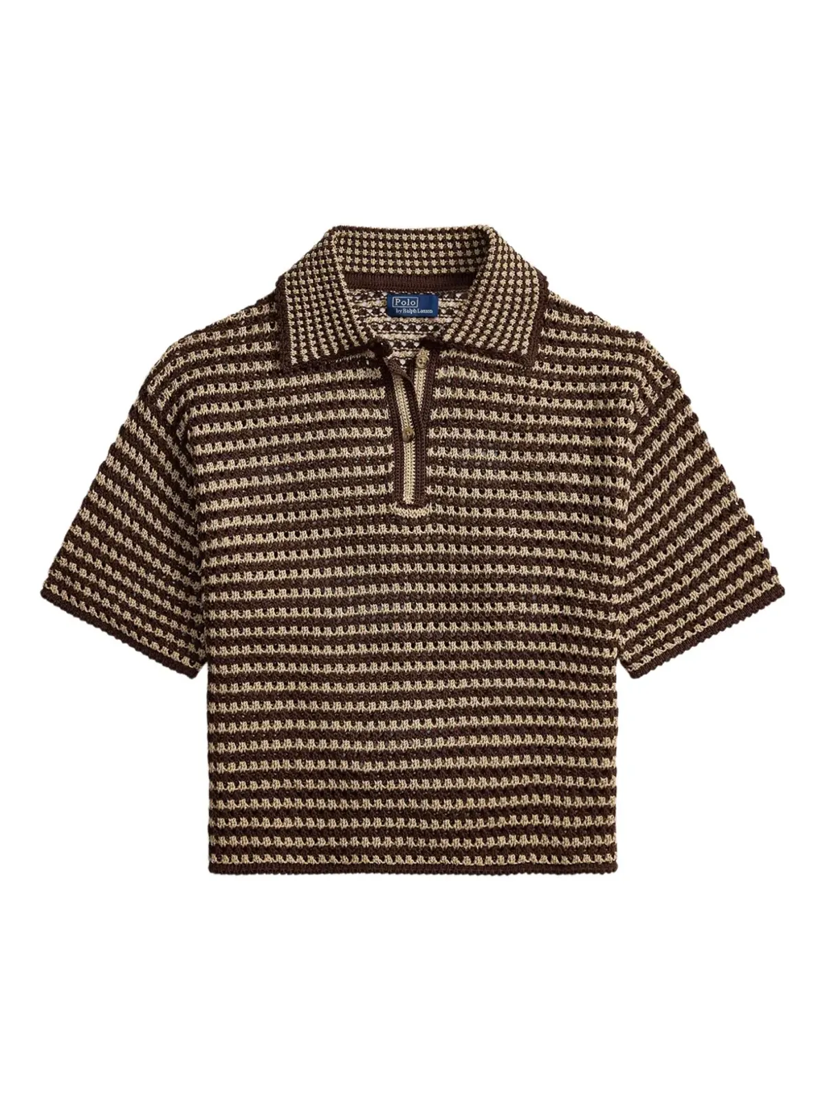 Polo Ralph Lauren ストライプ柄半袖ポロトップス - 画像1