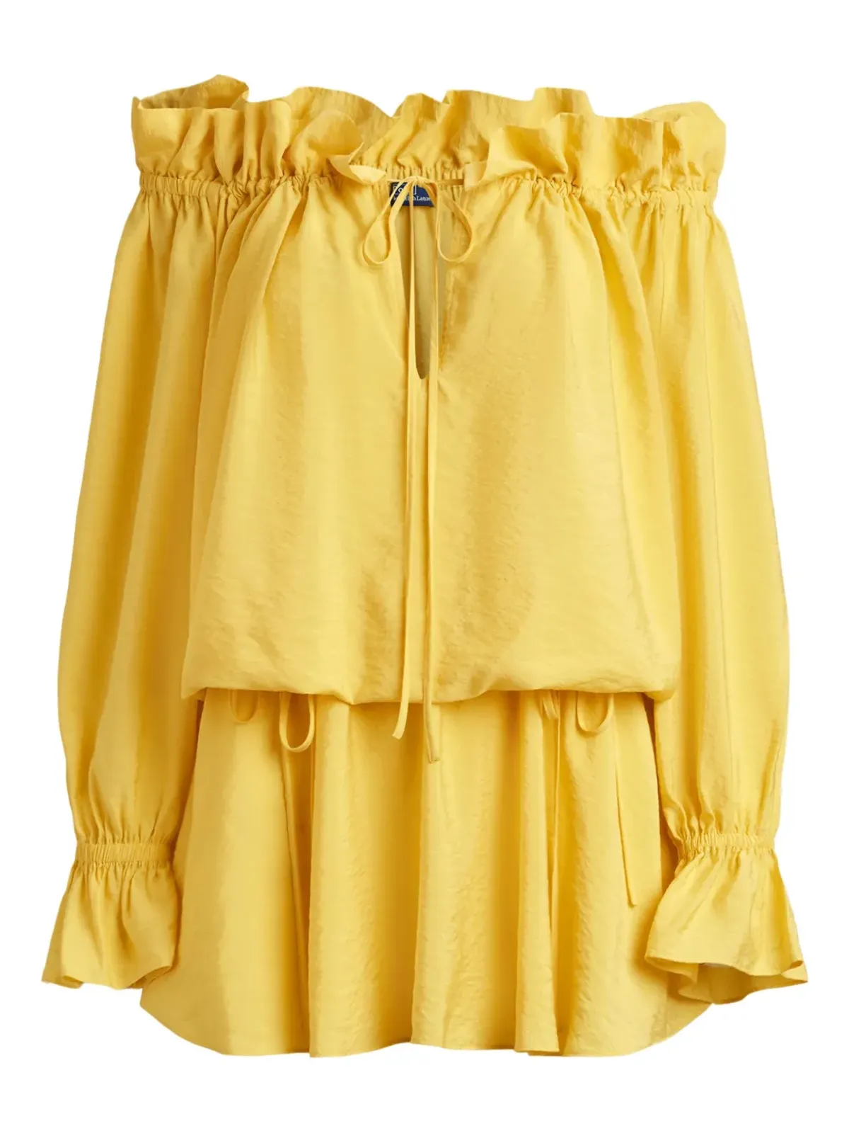 Polo Ralph Lauren フリル長袖ドレス - 画像1
