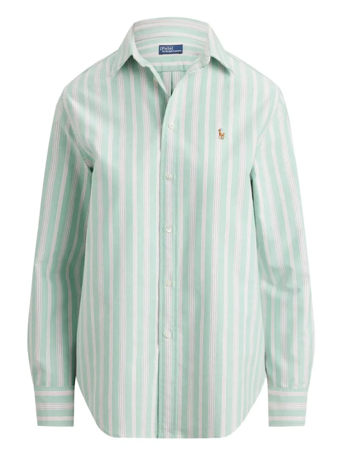 Polo Ralph Lauren ストライプ柄 ボタンフロントシャツ - グリーン - 画像1
