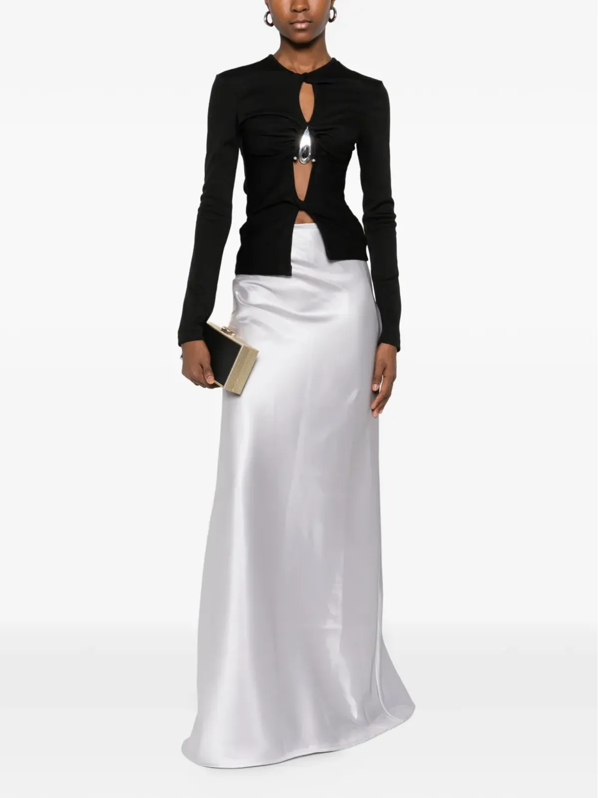 L'IDÉE York maxi skirt - 画像2