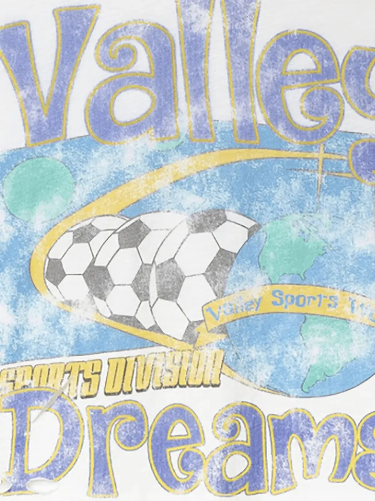 Vale フットボール グラフィックプリント Tシャツ - 画像2