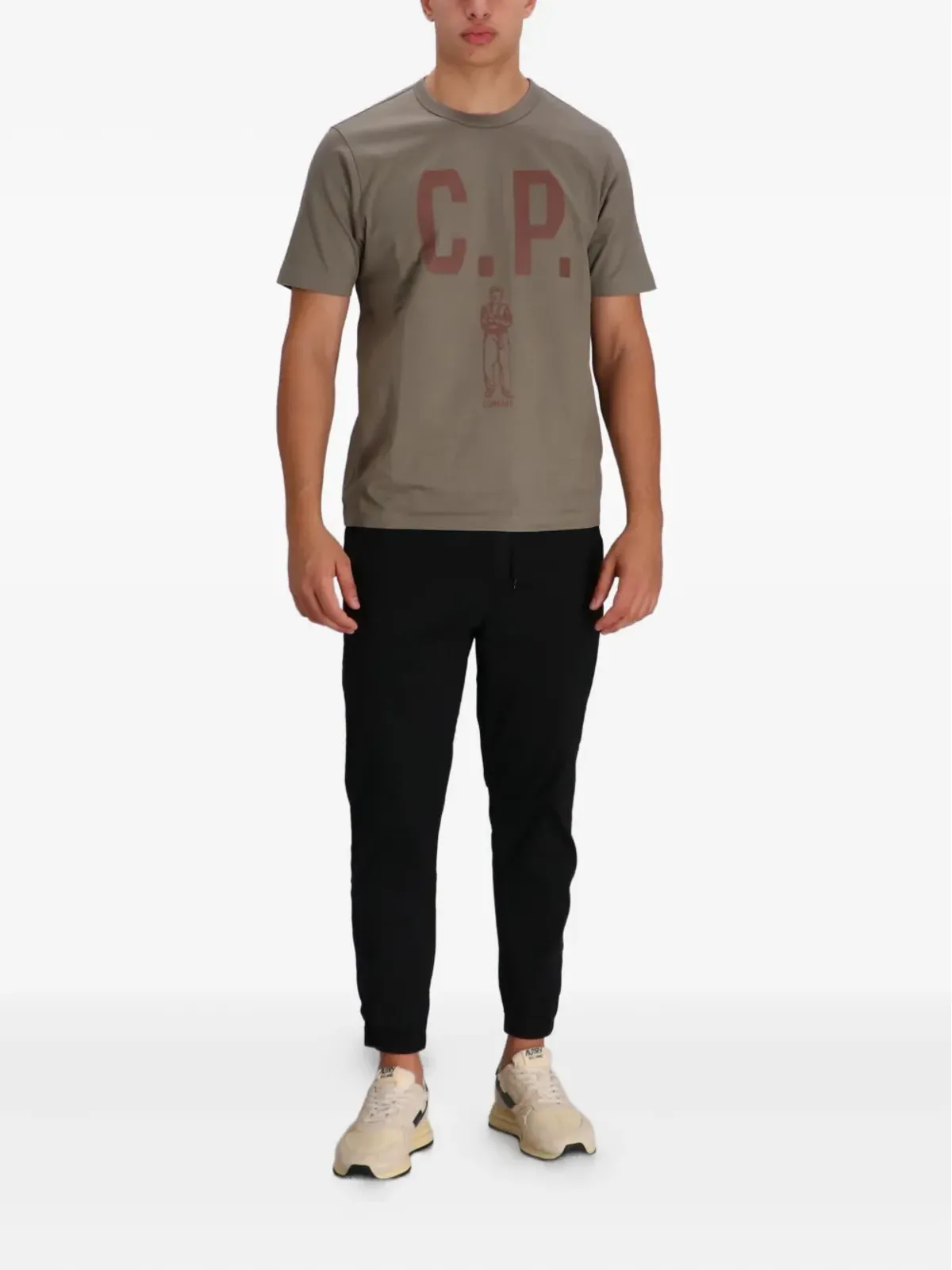C.P. Company グラフィック Tシャツ - ブラウン - 画像2