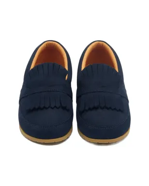 Donsje Yaell スエード ローファー ブルー - サムネイル4