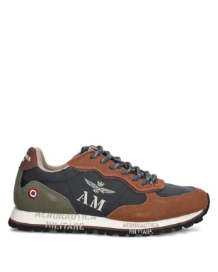 Aeronautica Militare ロゴプリント レースアップスニーカー - サムネイル1
