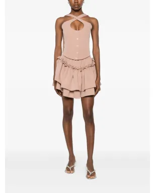 RHIZOME Katya ruffle-detail mini skirt - サムネイル2